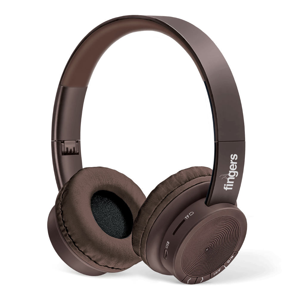 Fingers Rock-N-Roll H2 Wireless Head Phone Choco Brown