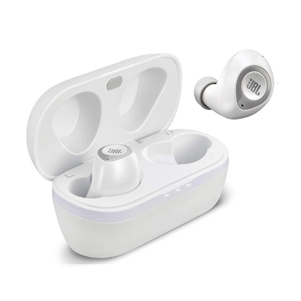 Buy 3 JBL Truly wireless Earpods White T100TWSWHT And Get Free JBL GO2 PLUS Portable Bluetooth Speaker Blue
