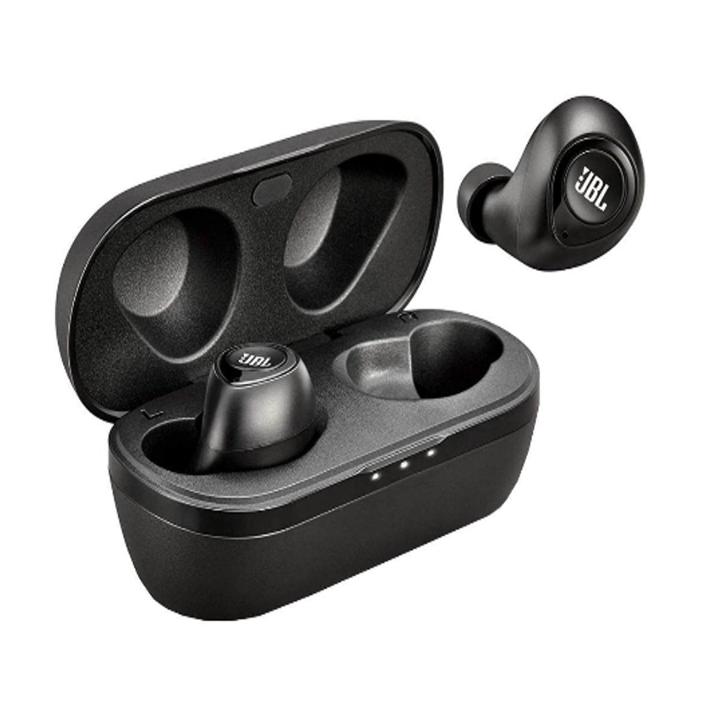 Buy 3 JBL Truly wireless Earpods Black T100TWSBLK And Get Free JBL GO2 PLUS Portable Bluetooth Speaker Blue