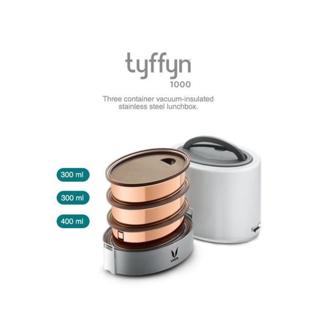 Vaya Tyffyn White Lunch box 1000ml