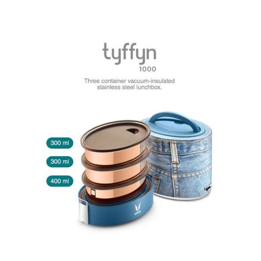 Vaya Tyffyn Denim Lunch box 1000ml