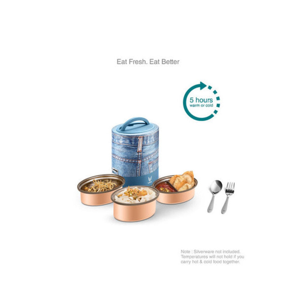Vaya Tyffyn Denim Lunch box 1000ml