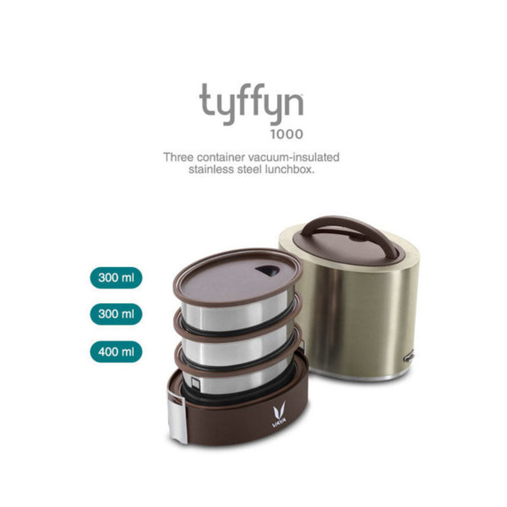 Vaya TyffynLyte Graphite Lunch Box 1000ml
