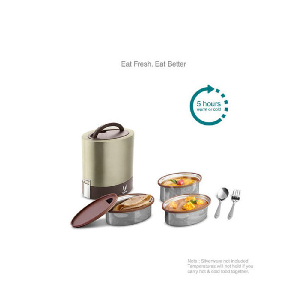 Vaya TyffynLyte Graphite Lunch Box 1000ml