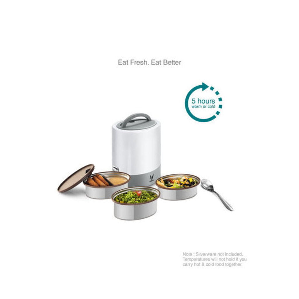 Vaya TyffynLyte White Lunch Box 1000ml