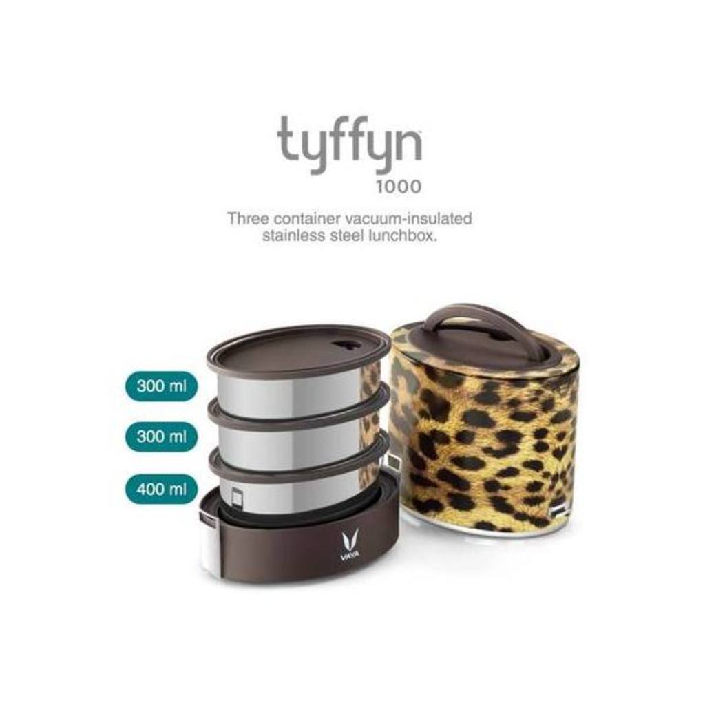 Vaya TyffynLyte Cheetah Lunch Box 1000ml