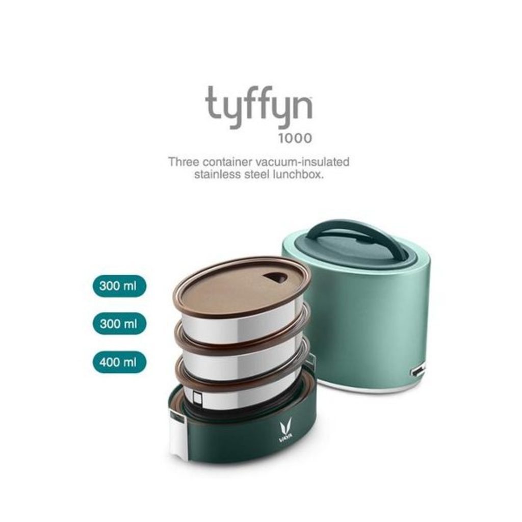 Vaya TyffynLyte Green Lunch Box 1000ml