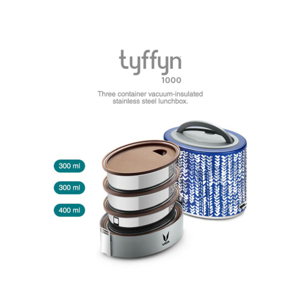 Vaya TyffynLyte Indigo Lunch Box 1000ml