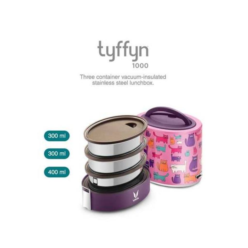 Vaya TyffynLyte Cats Lunch Box 1000ml