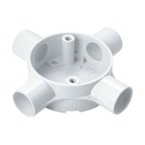 AvonPlast Junction Box 4way 3⁄4 Inch (Pack of 10)