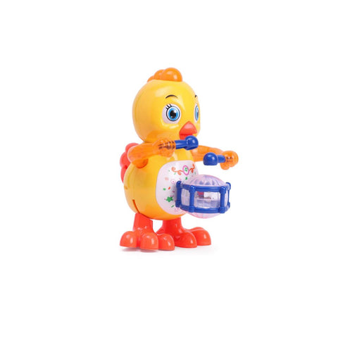 Gooyo Toy Dancing Electronic Chicken Drummer with Flashing Light and Musical Sound 