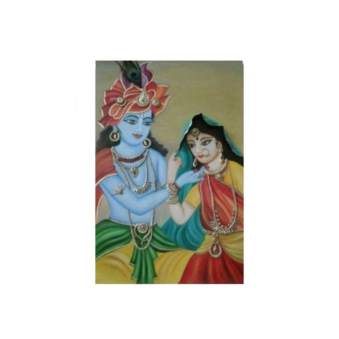 UDF 3ftx2ft Canvas oil painting Radha krishna