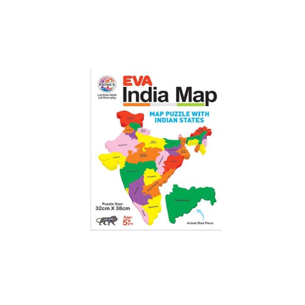 Ratnas EVA India Map Jigsaw Puzzle
