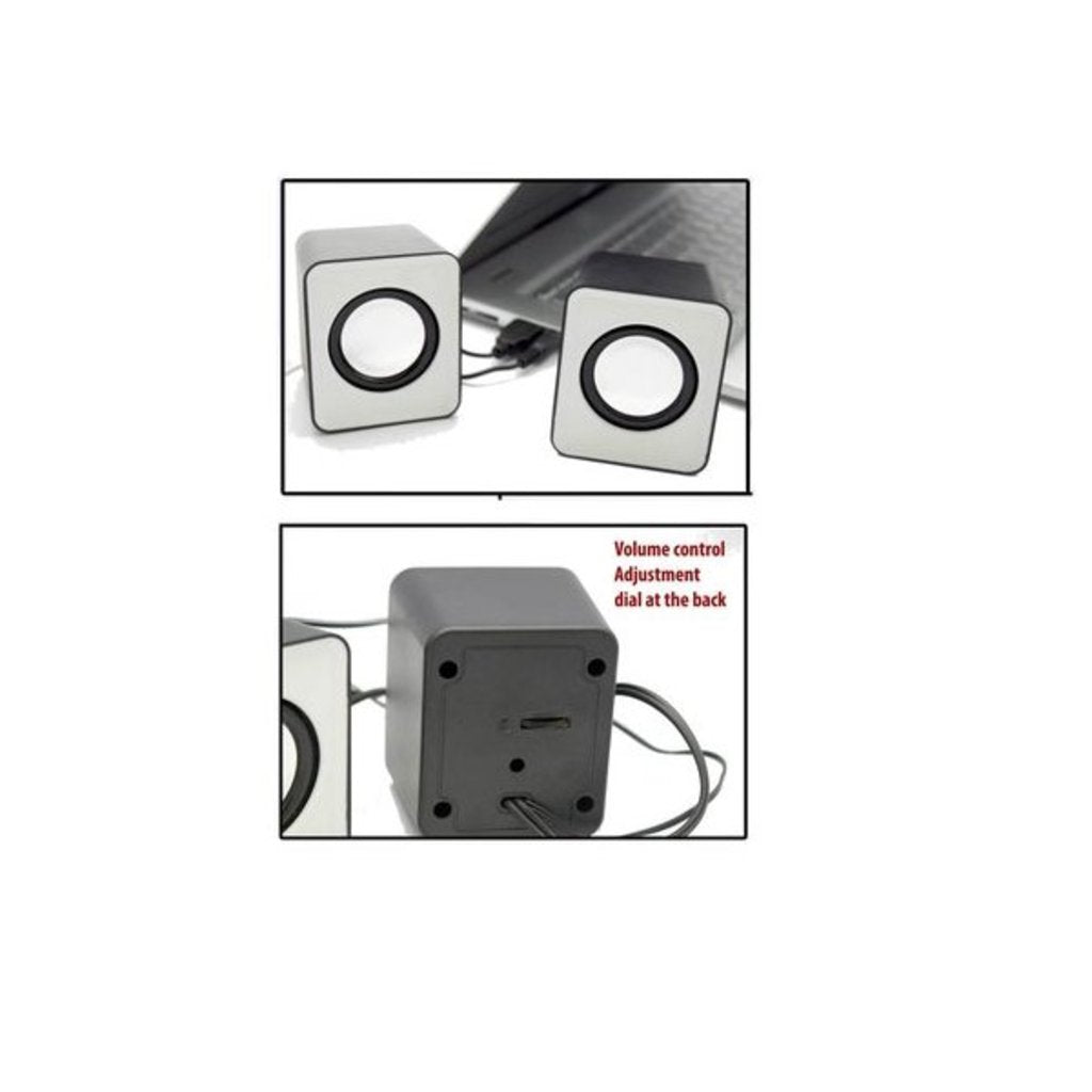 UDF Power Plus mini Notebook / PC Speakers(with Volume Control) CCGH01