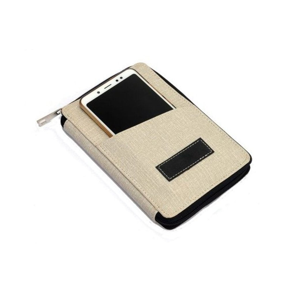 UDF Feather Touch All in 1 Passport Holder (M) with Satin Pen and Leather Finish Gift Box SCGH01
