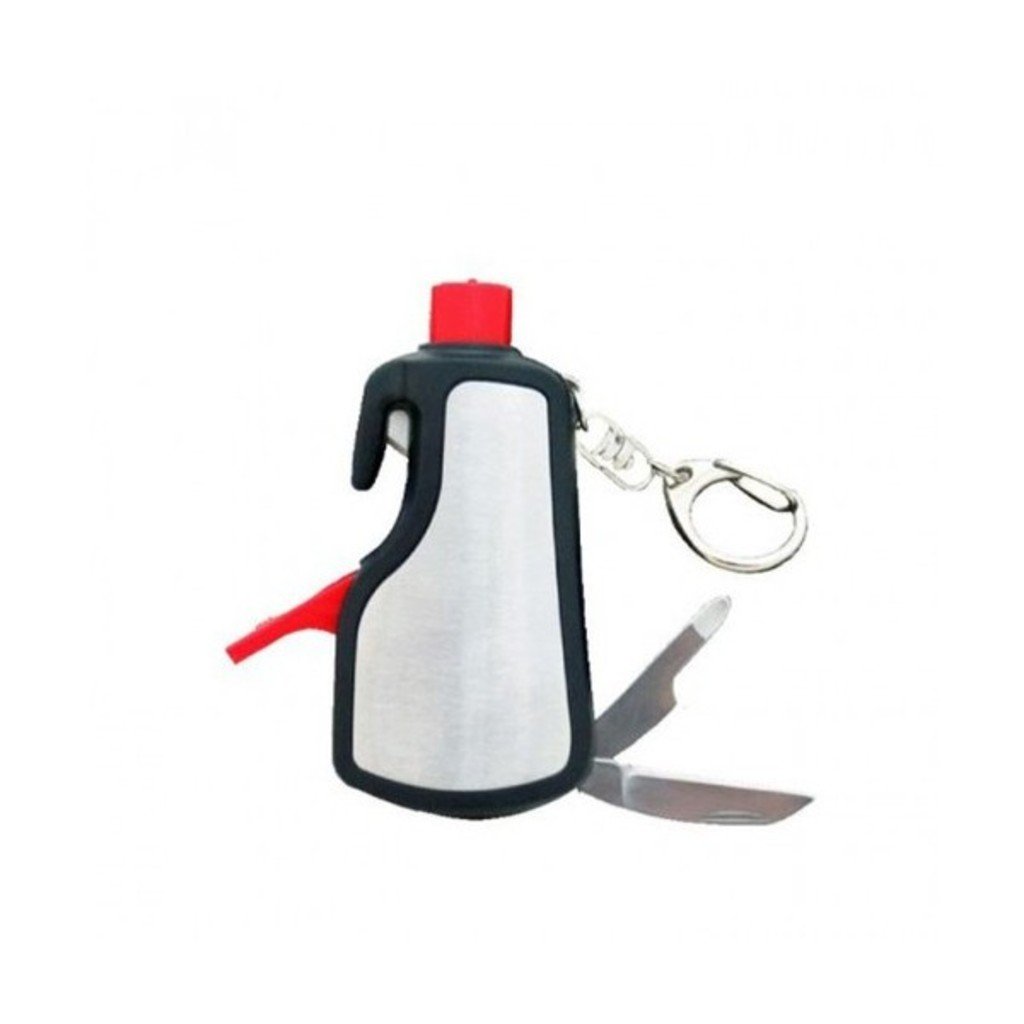 UDF  6 in 1 Keychain with Glass Window Breaker & LED Torch GCGH19