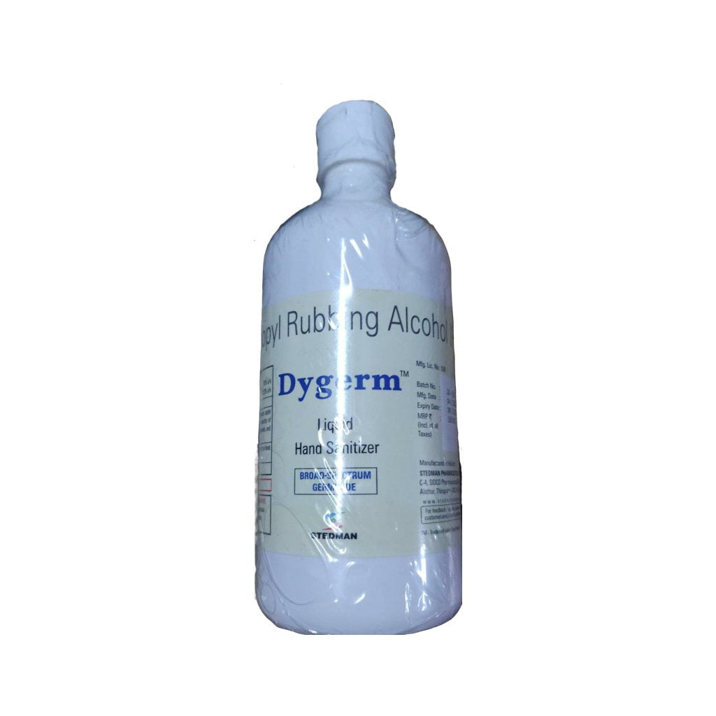 Dygerm Liquid Hand Sanitizer with Isopropyl Alcohol IP 70%