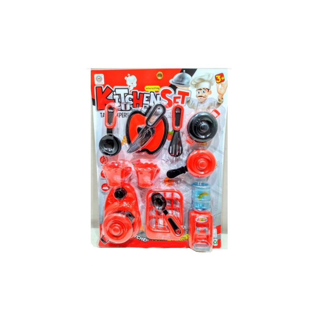 UDF Kits Kitchen Set  Red