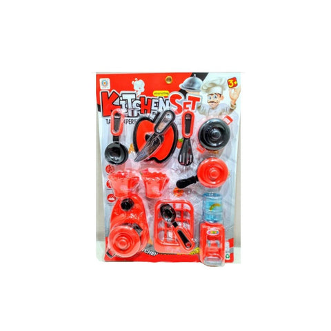 UDF Kits Kitchen Set  Red 