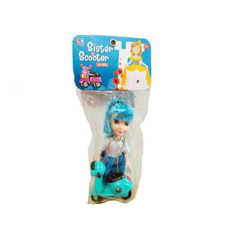 UDF Sister and Scooter Doll