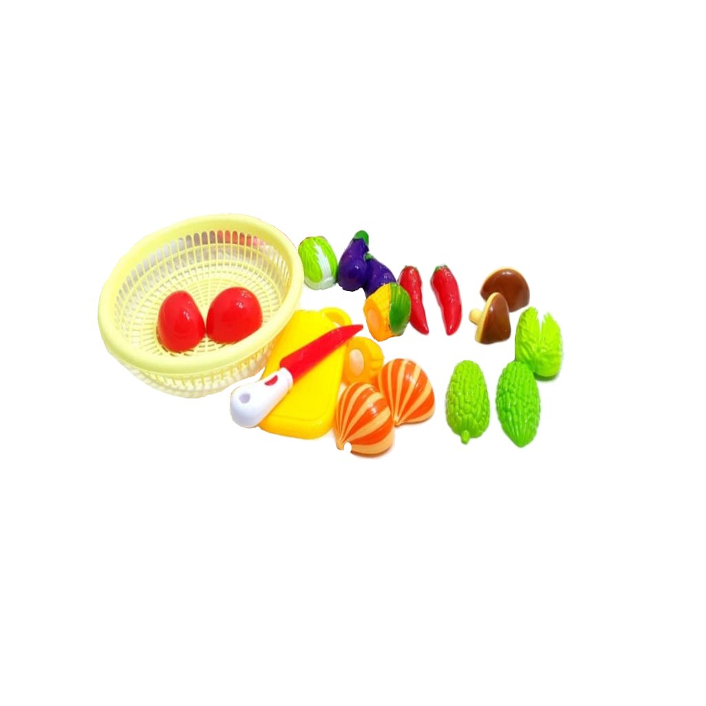 UDF Plastic Fruit Cutting Set with Basket