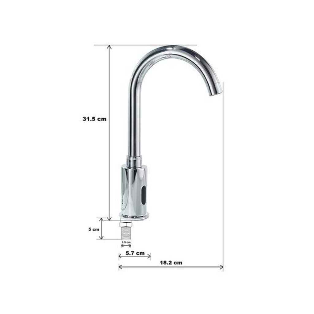 Dolphy Automatic Sensor Tap Silver DAST0005