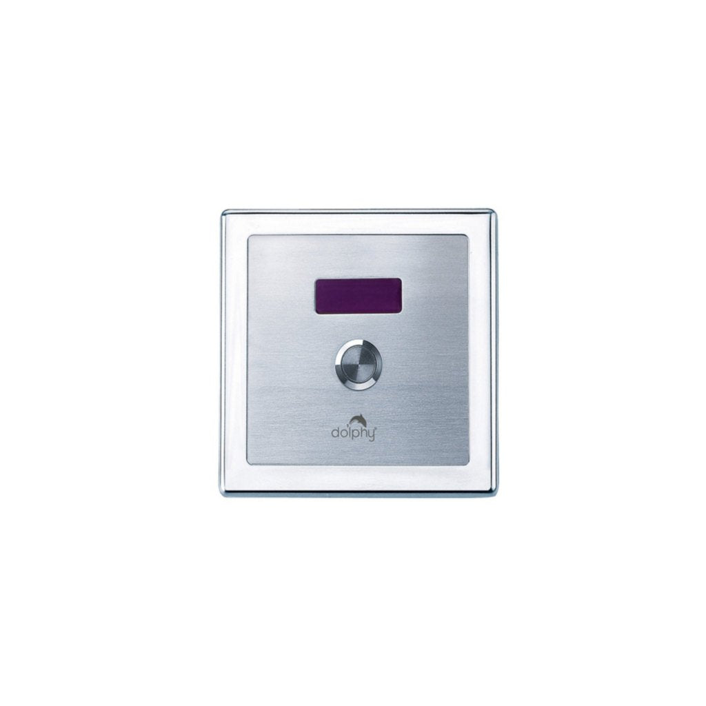 Dolphy Stainless Steel Automatic + Manual Urinal Flusher with Infrared Sensor Technology DAUF0004