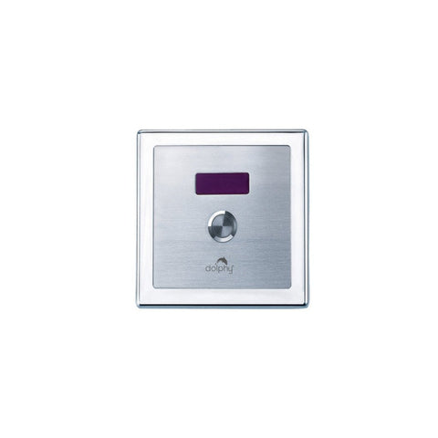 Dolphy Stainless Steel Automatic + Manual Urinal Flusher with Infrared Sensor Technology DAUF0004 