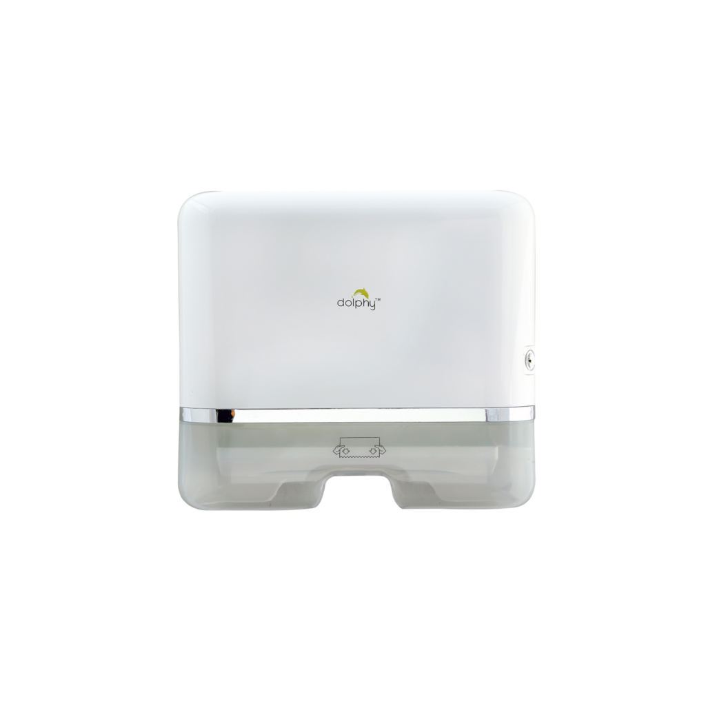 Dolphy Multifold Mini Hand Towel Paper Dispenser White DPDR0004