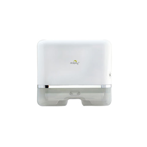 Dolphy Multifold Mini Hand Towel Paper Dispenser White DPDR0004 
