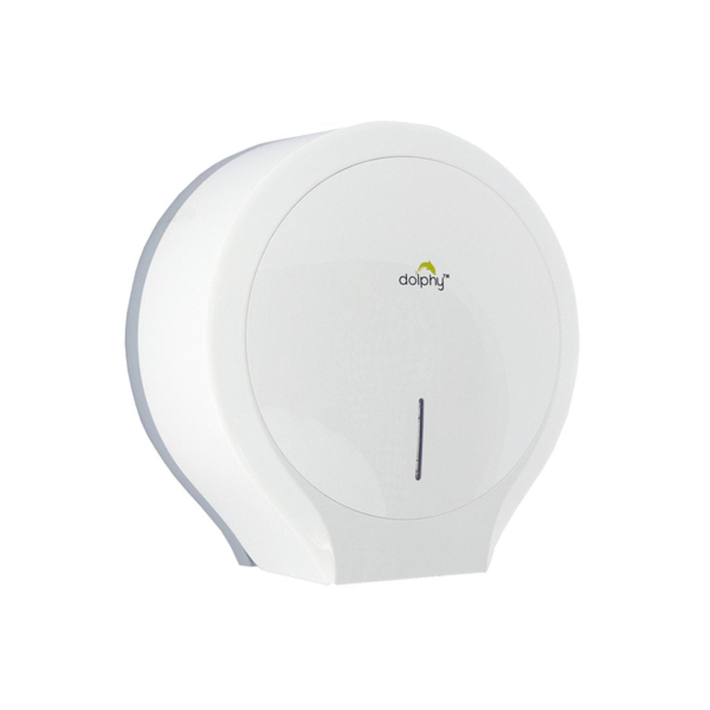 Dolphy ABS Plastic Wall Mounted Jumbo Roll Toilet Paper Dispenser DTPR0009