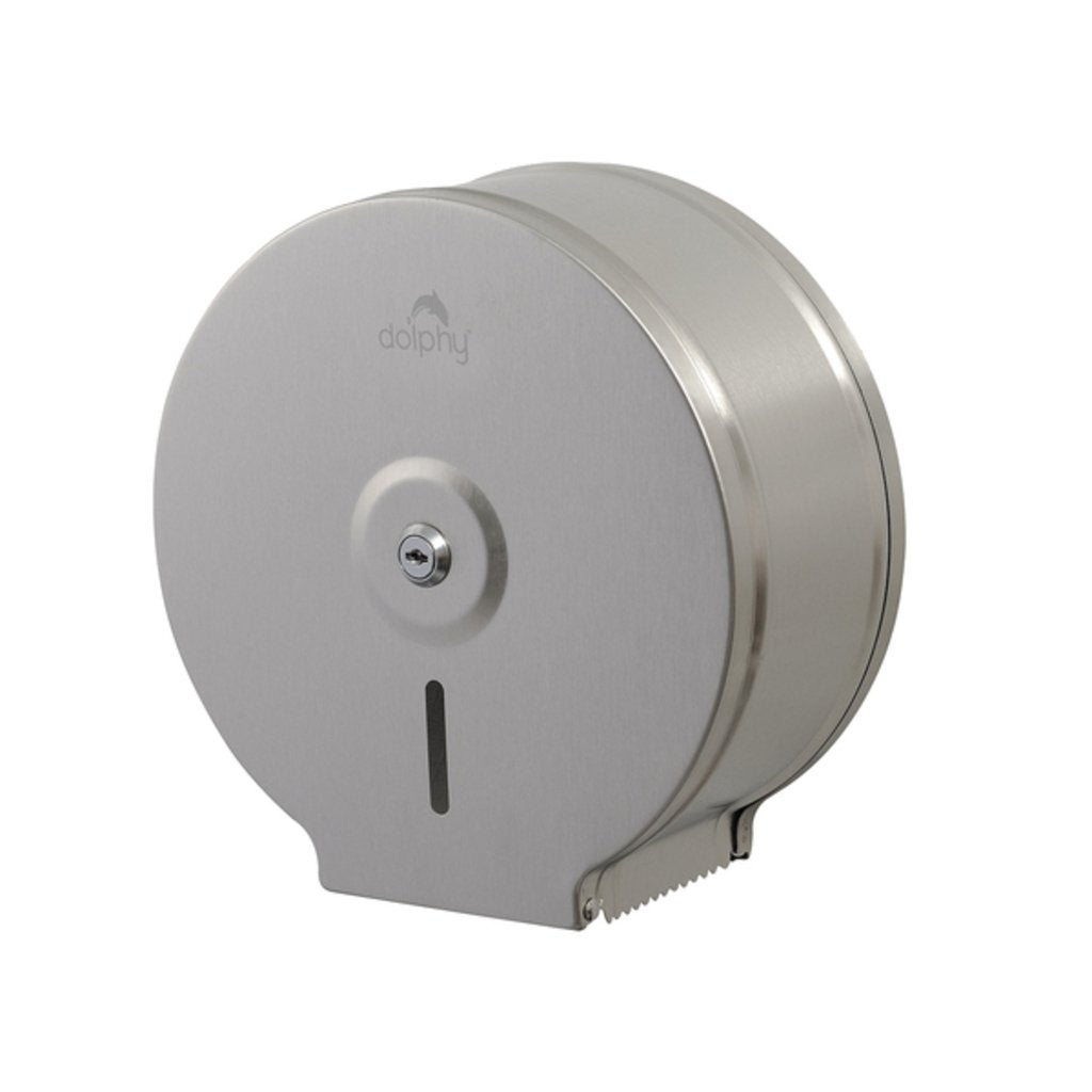 Dolphy Stainless Steel Jumbo Roll Toilet Paper Dispenser DTPR0010