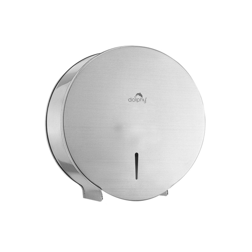 Dolphy Stainless Steel Jumbo Roll Toilet Paper Dispenser DTPR0013