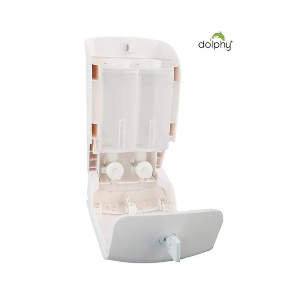 Dolphy 2 in 1 Manual Soap Dispenser DSDR0068