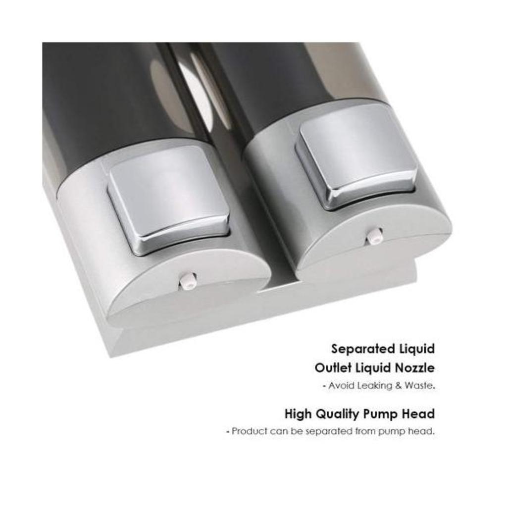 Dolphy ABS Soap Dispenser Set of 2  DSDR0085