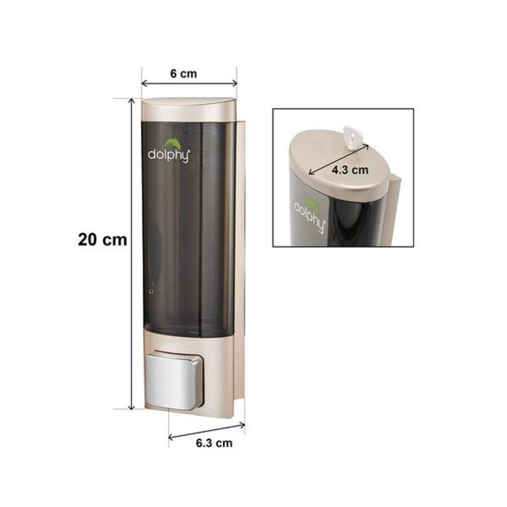 Dolphy ABS Liquid Soap Dispenser 200ml DSDR0084