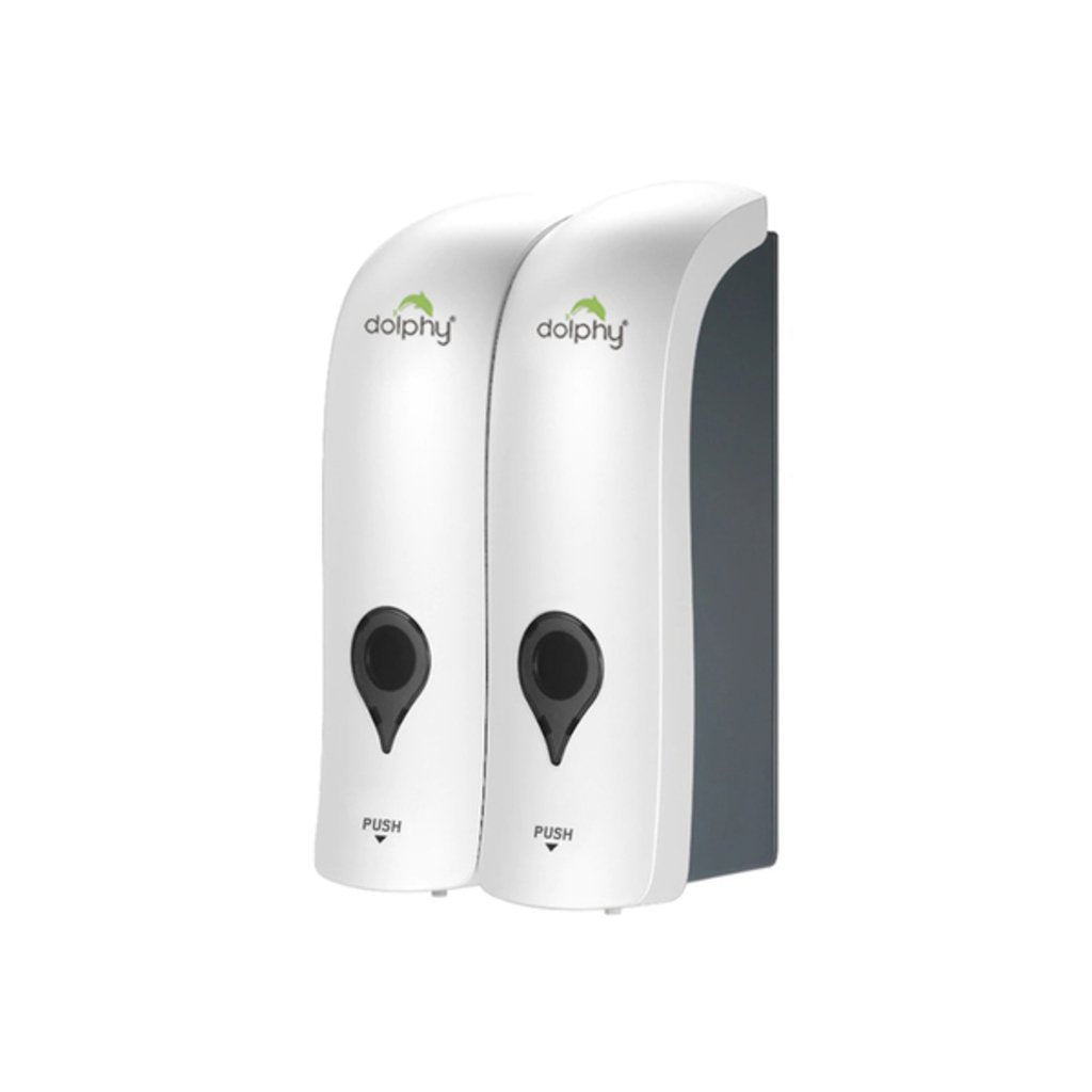 Dolphy ABS Soap Dispenser Set of 2  white DSDR0088