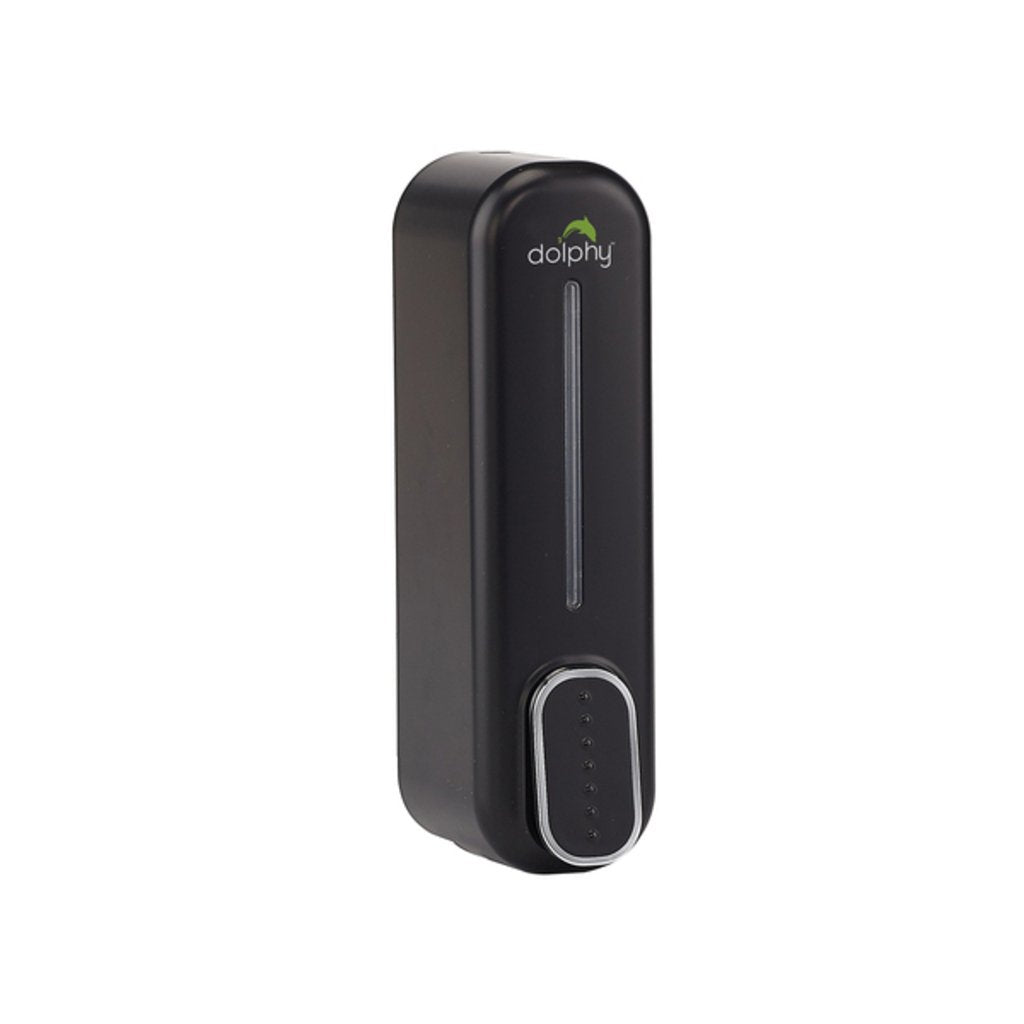 Dolphy ABS Liquid Soap Dispenser Black 350ml DSDR0019
