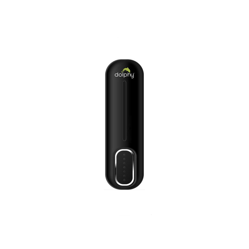 Dolphy ABS Liquid Soap Dispenser Black 350ml DSDR0019