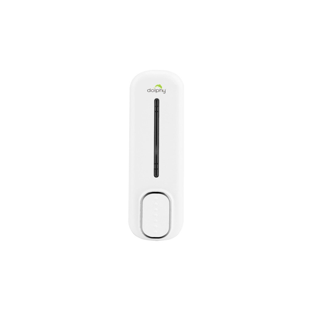 Dolphy ABS Liquid Soap Dispenser White 350ml DSDR0018