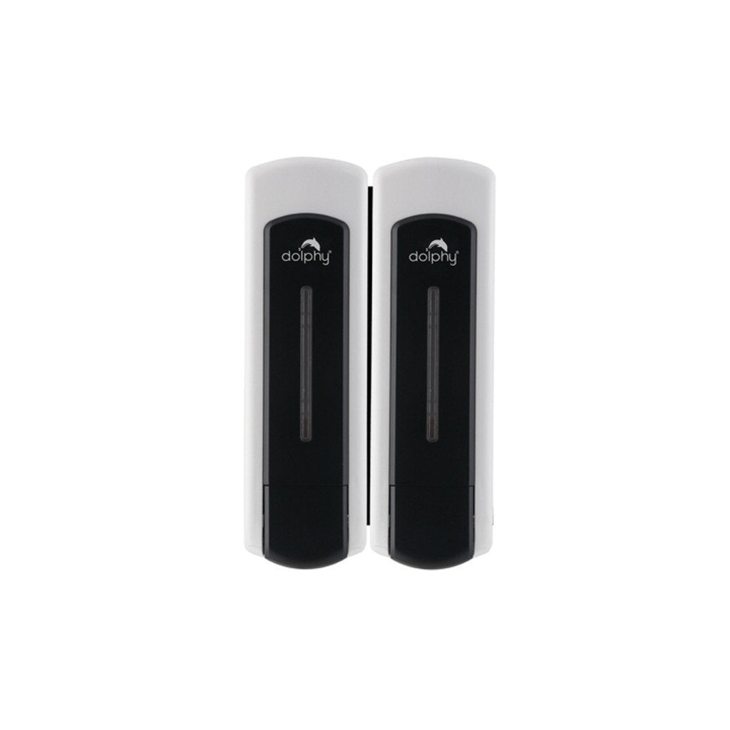 Dolphy ABS Soap Dispenser Set of 2  Black DSDR0059