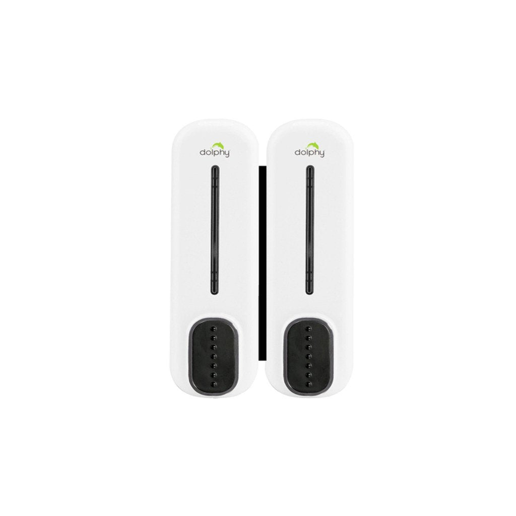 Dolphy ABS Soap Dispenser Set of 2  White DSDR0039