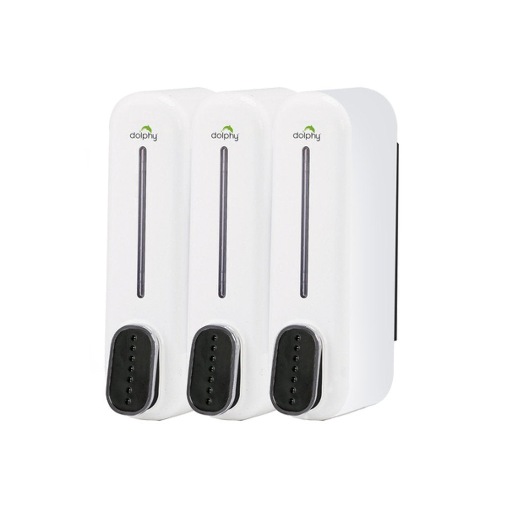 Dolphy ABS Soap Dispenser Set of 3  DSDR0040