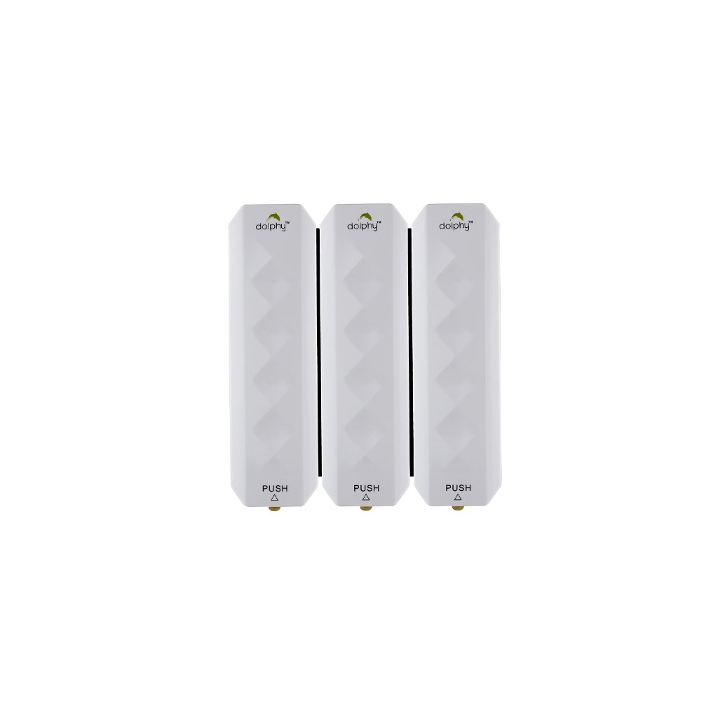 Dolphy ABS Liquid Soap Dispenser Set of 3 DSDR0008
