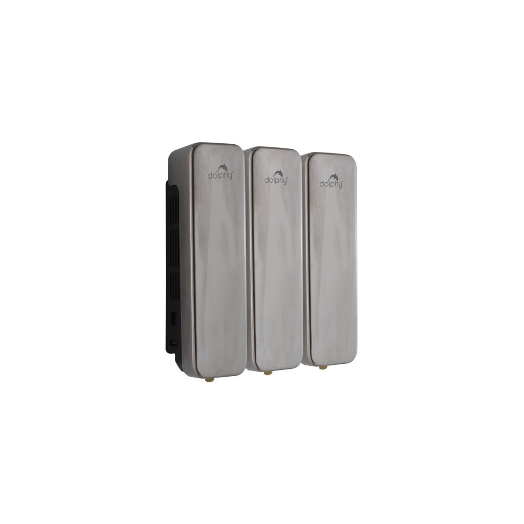 Dolphy ABS +SS Soap Dispenser Set of 3 DSDR0064