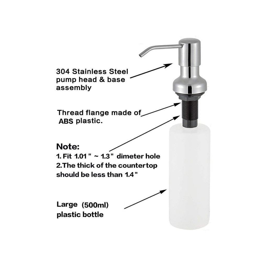 Dolphy Counter Top Soap Dispenser DSDR0097