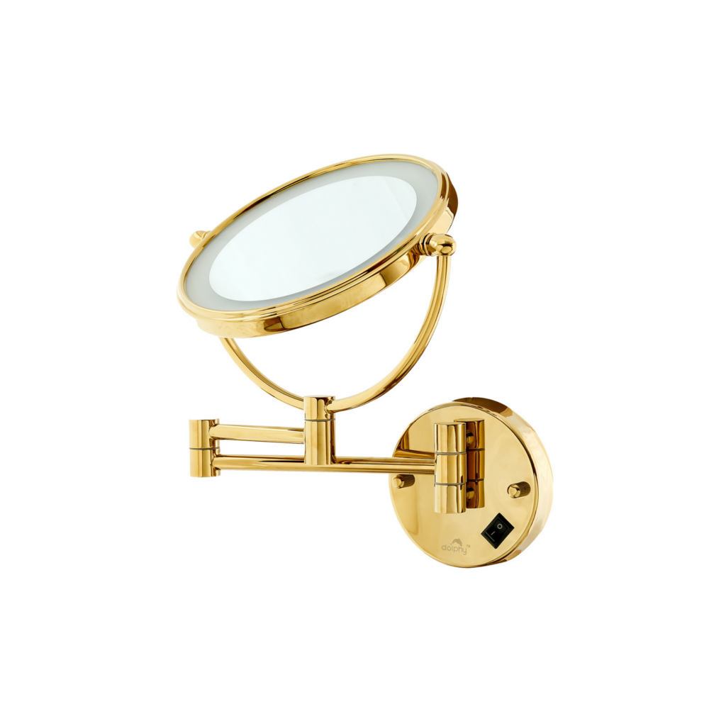 Dolphy LED Magnifying Mirror Gold DMMR0012