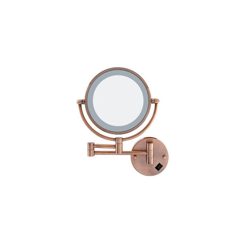 Dolphy 5x Magnifying Mirror 8 Inch Copper DMMR0011 