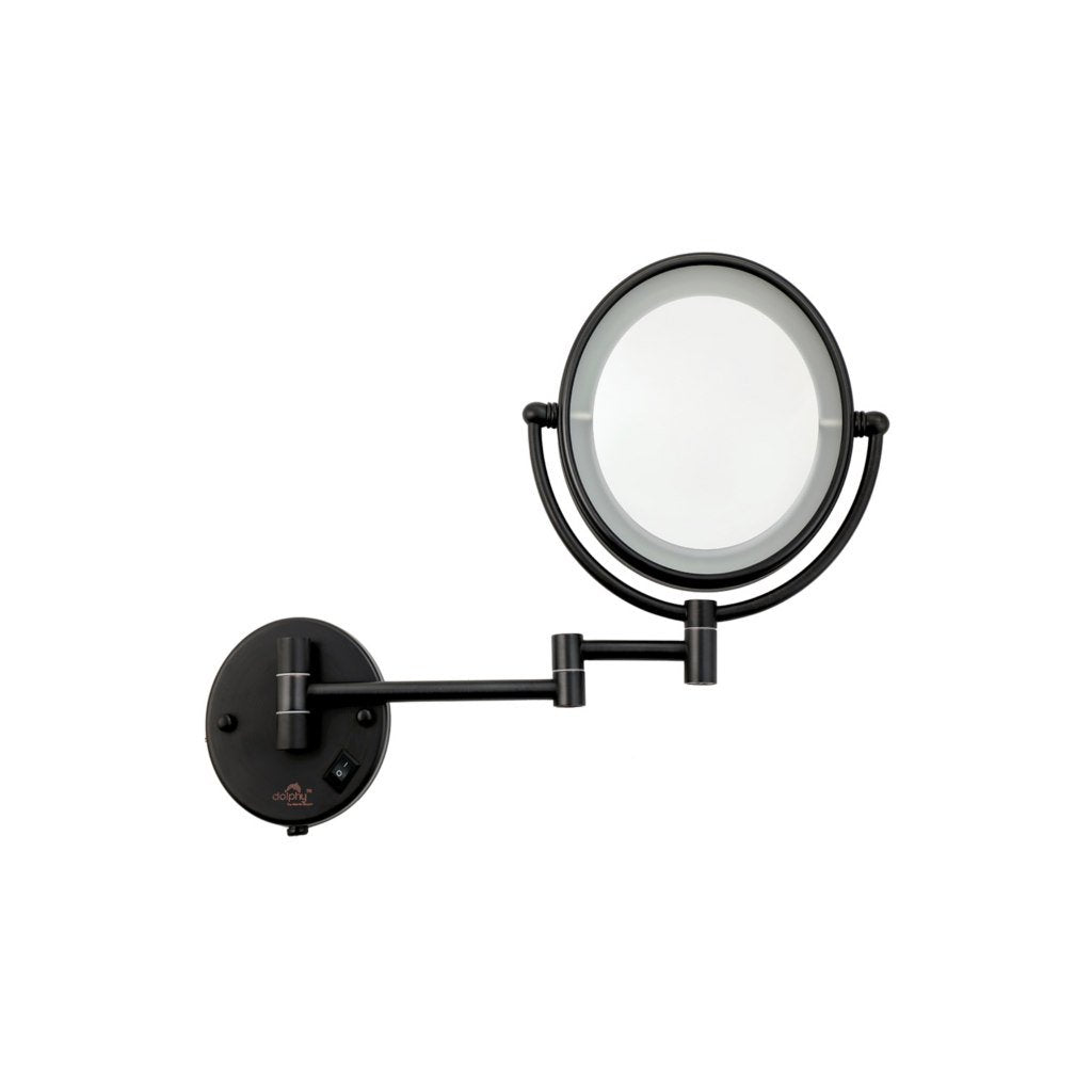 Dolphy Dual Side 5x LED Magnifying Mirror 8Inch DMMR0032