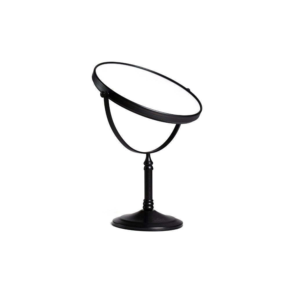 Dolphy Tabletop 5x Vanity Mirror Black DMMR0033